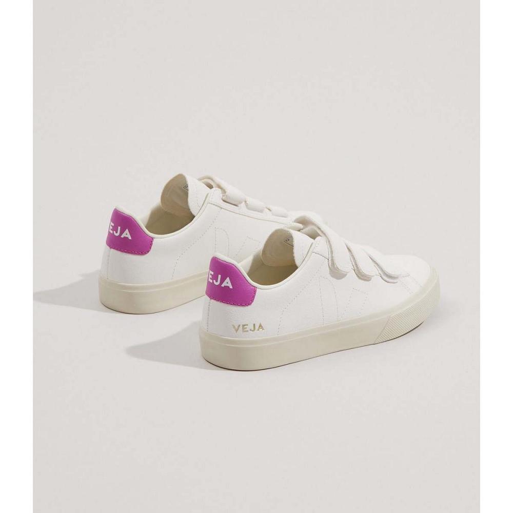 Veja RECIFE CHROMEFREE Sneakers Dames White/Purple | NL 624DFM